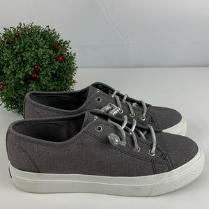 Sperry Top-Sider grey/silver slip on sneakers